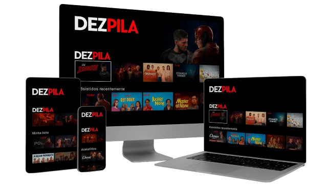 DezPila em vários dispositivos
